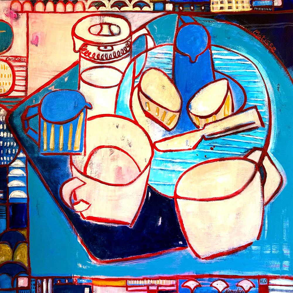 Painting by Hannah Oram