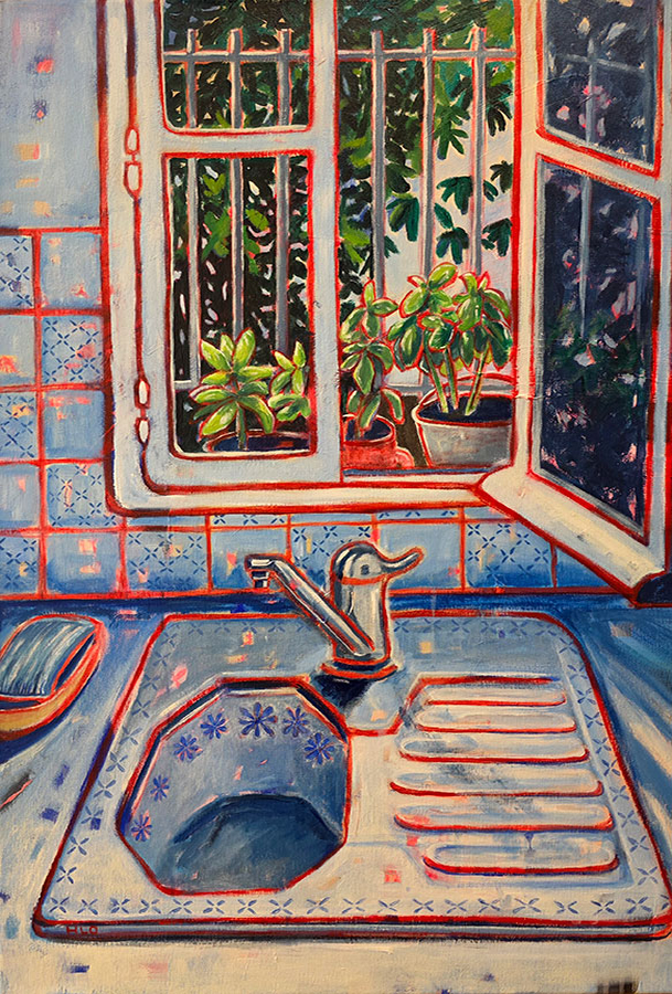 Painting by Hannah Oram