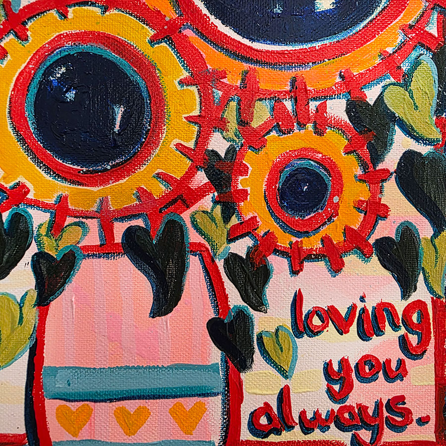 Painting by Hannah Oram