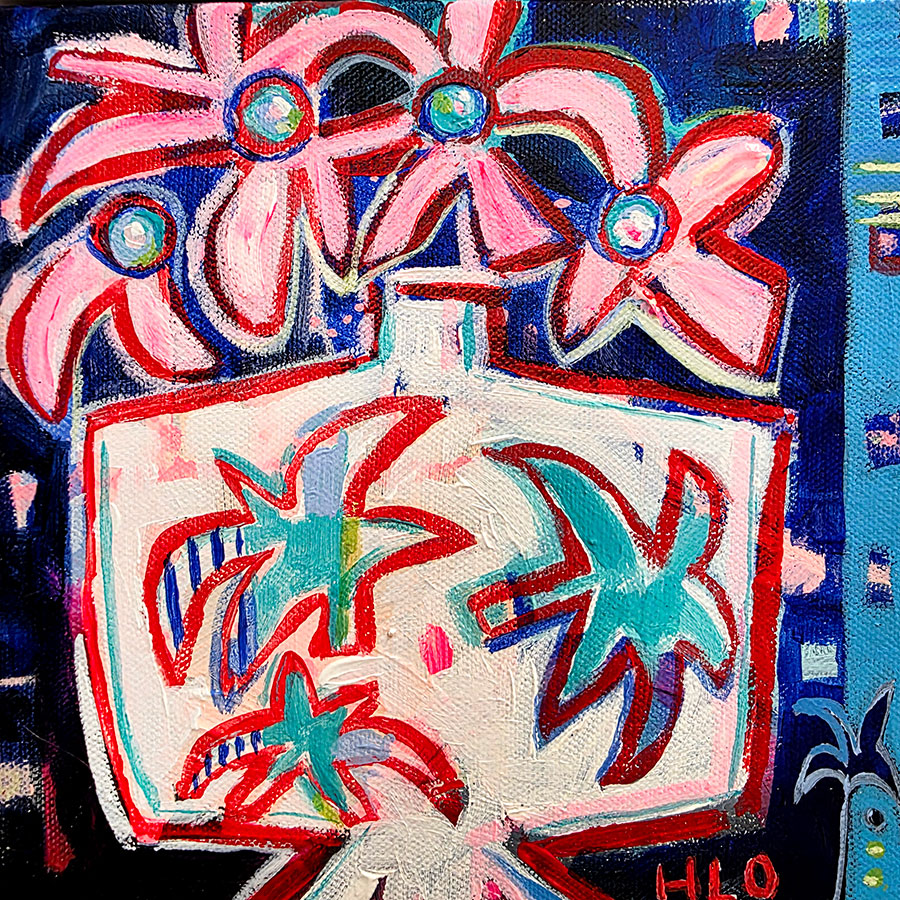 Painting by Hannah Oram