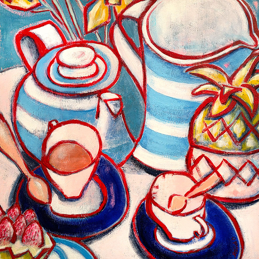 Painting by Hannah Oram