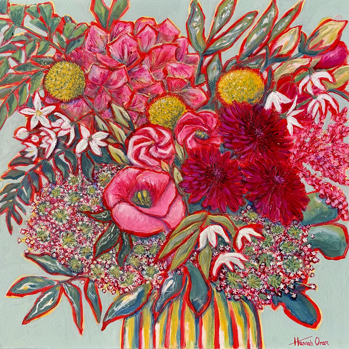 Painting by Hannah Oram