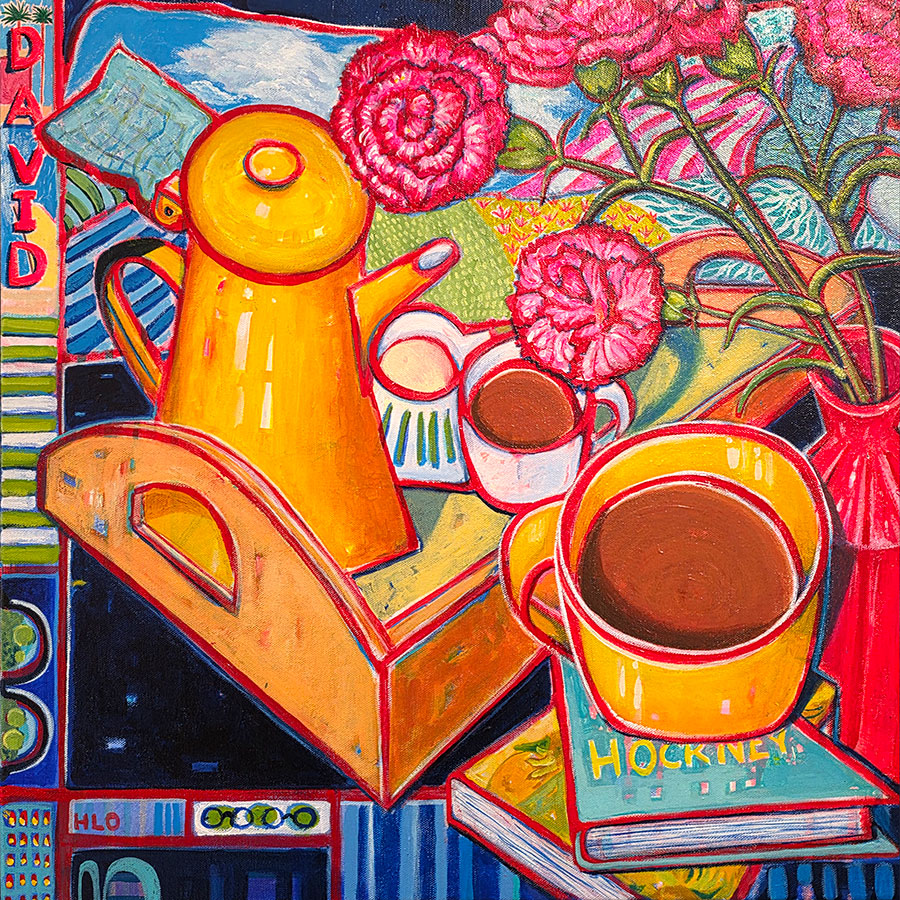 Painting by Hannah Oram