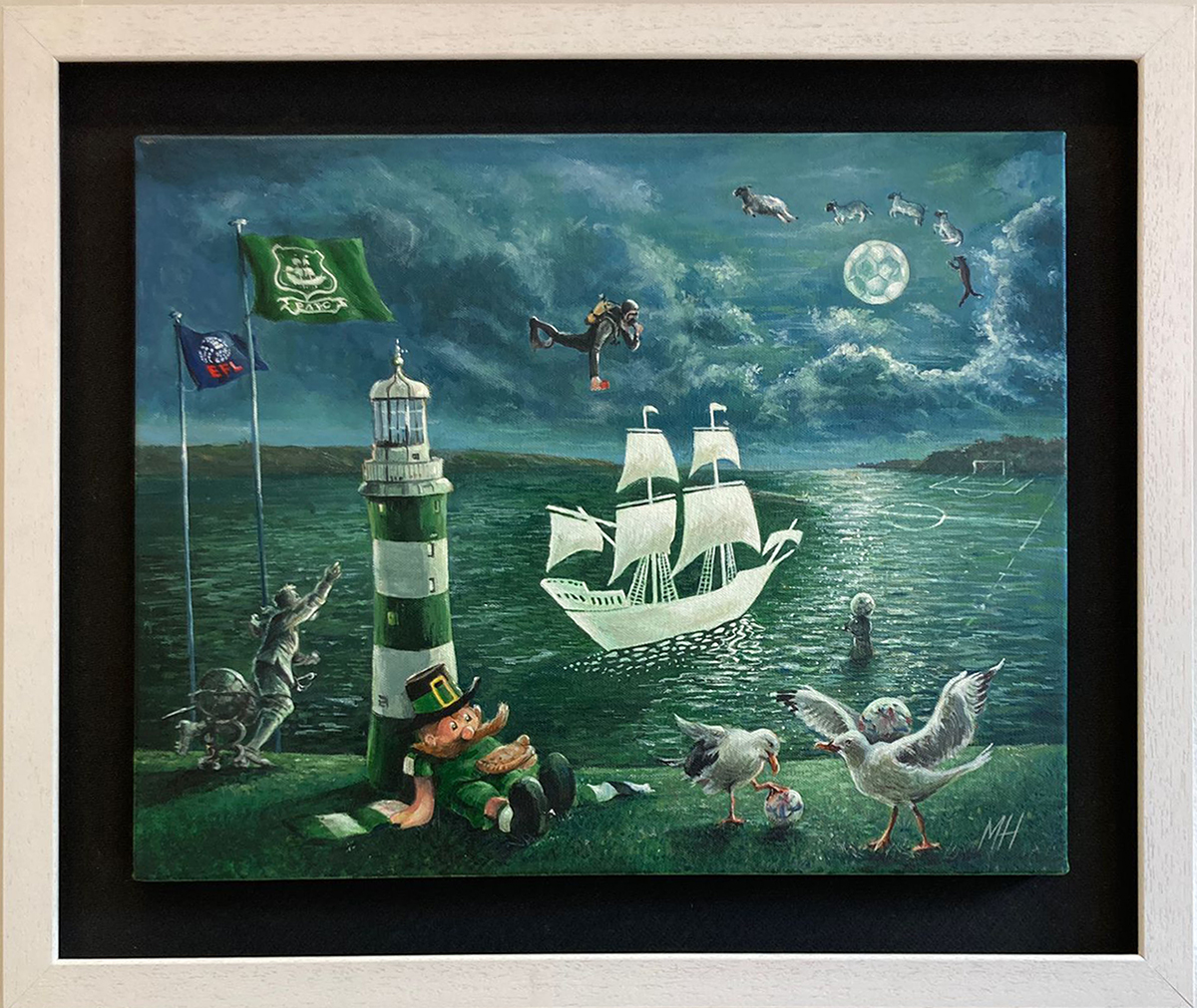 Painting by Mark Hannon