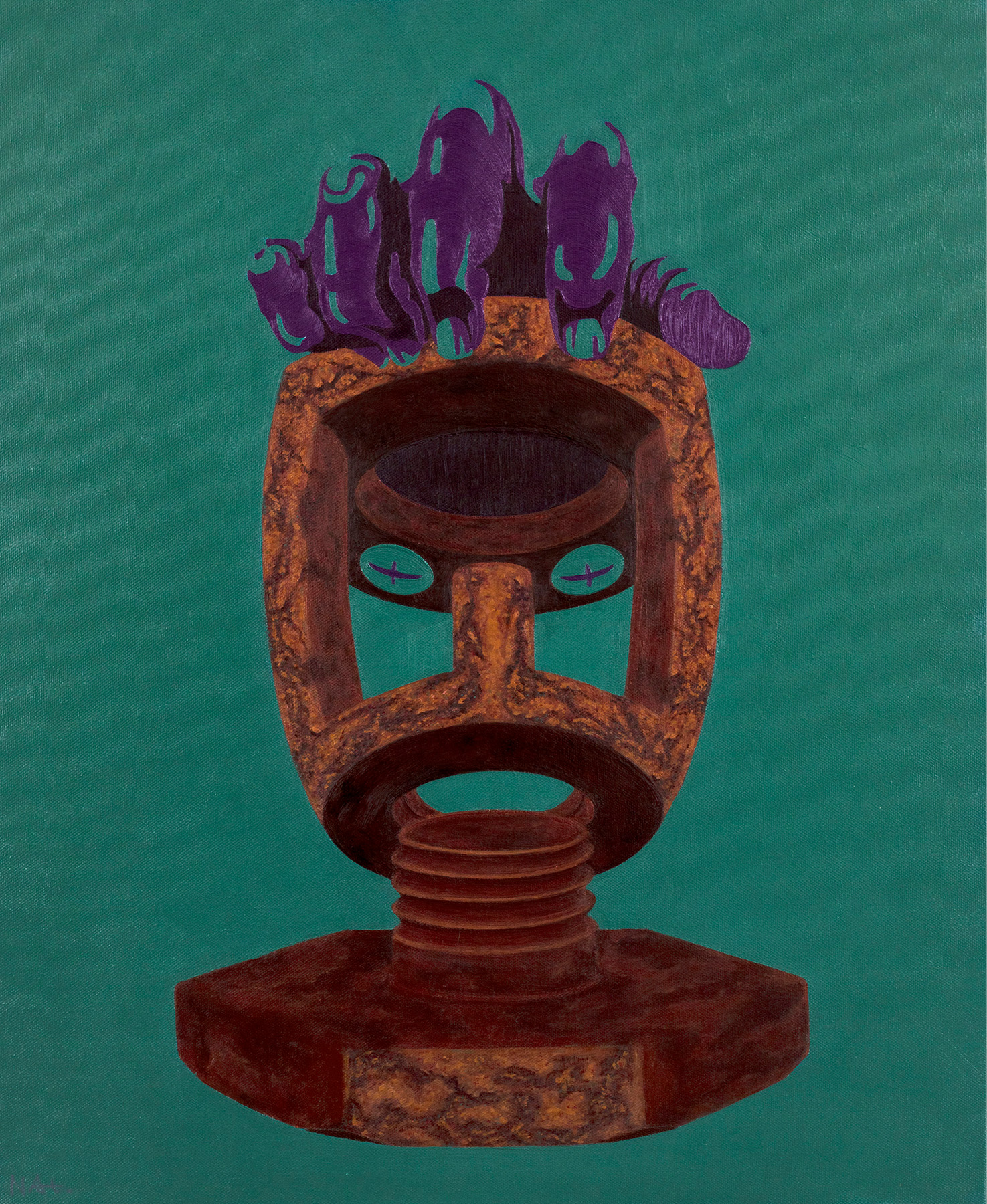 Painting by Nigel Austin