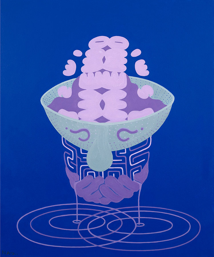 Painting by Nigel Austin